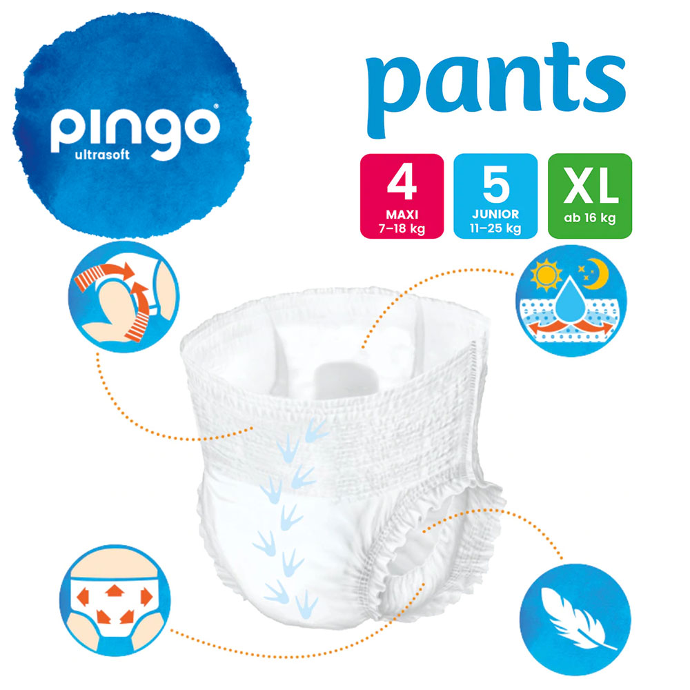 Culotte d'apprentissage - T4 Maxi - 7 à 18 kg - 30 pièces