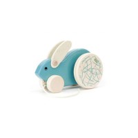 jouet-a-tirer-grand-lapin-turquoise
